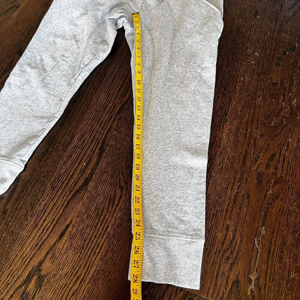 Sandro Paris Grey Sweatpants Joggers Zip Pockets Cotton Size M
